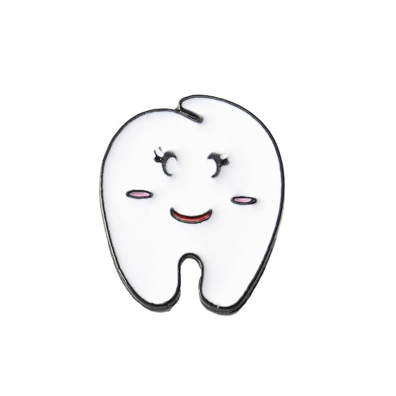 Cartoon Eyecatching Toothbrush Pin Charming Alloy Badge For Stylish Ideas Gift