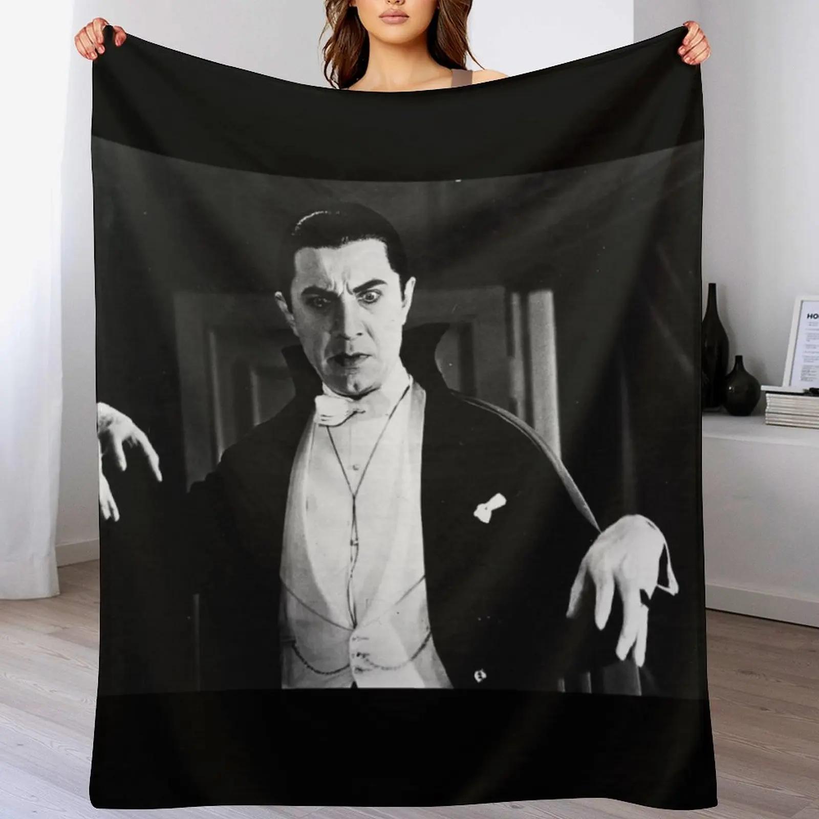 Classic Dracula Throw Blanket Flannel Fleece Soft Warm Throw Blanket 102x76cm(40x30in)