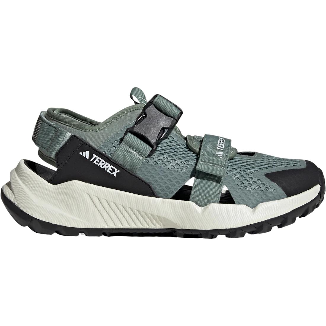 

Кросівки adidas Terrex Hydroterra At Sandals Сріблясто-зелені Основний чорний Кристал нефрит(IF9167) 42