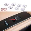 Silver ABS Window Lift Panel Switch Button Trim For Lexus ES250 300h 350 2012-17