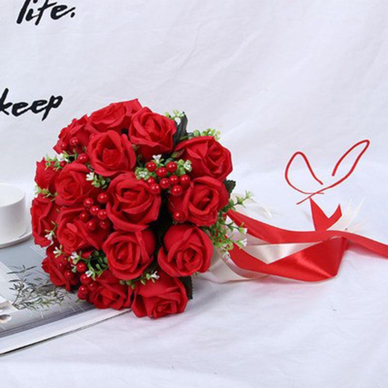 Koreanischer Waldstil Braut-Handstrauß für Hochzeit oder Foto-Requisiten