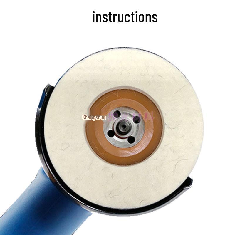 Stainless Steel Wool Polishing Pad, 100 Orange Cover, for Angle/Hand Grinders, 8K Mirror Finish