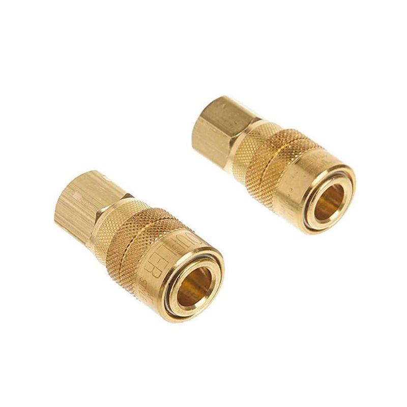 ABBP-(S-210) 12-Piece M-Style Air Coupler And Plug Kit 1/4" NPT Connection Max Pressure 300 PSI Flow Rate 40 SCFM