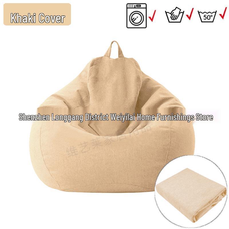 Japanese Tatami Bean Bag Sofa Cover – Lazy Sofa & Footstool Cushion