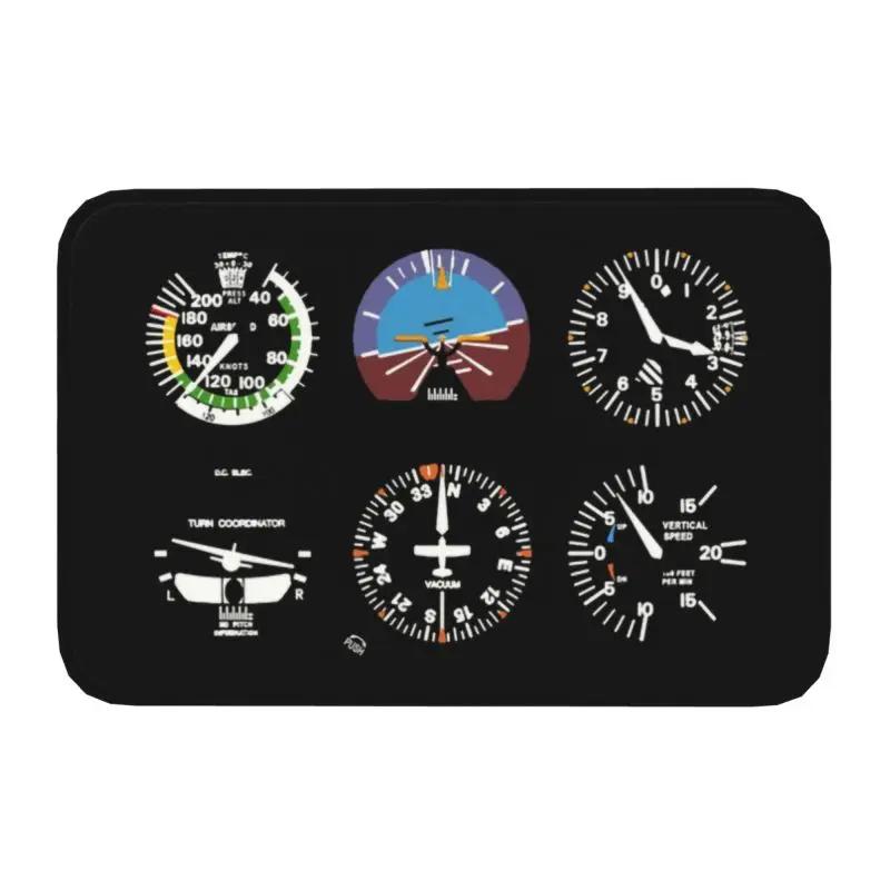 Paillasson De Pilote De Chasse Airbus Personnalisé, Antidérapant, Pour Avion D'aviation, Cuisine, Salle De Bains, Jardin, 40x60cm