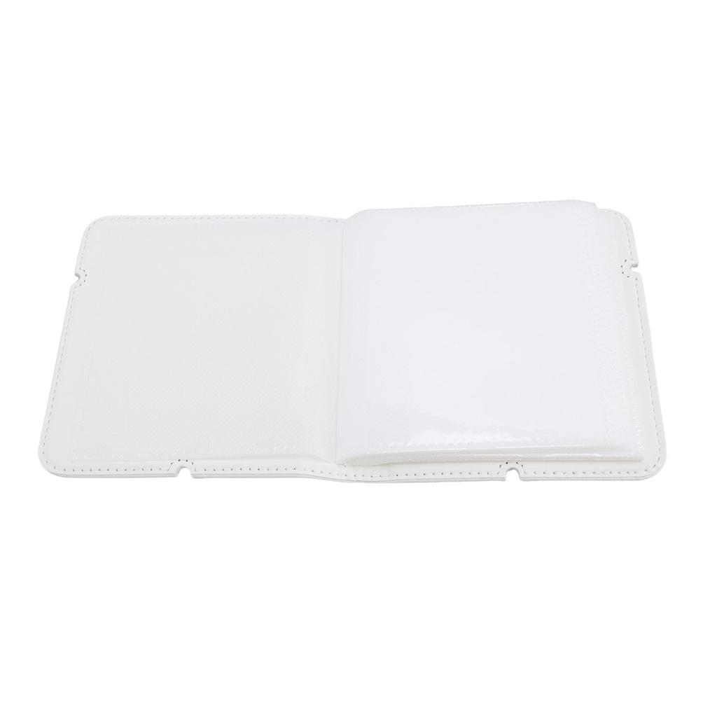 Photo Album Book Fit for Polaroid 600 W210 W300 W400 Photo Sizes Instant Photo Album PU Leather Clear PVC Film