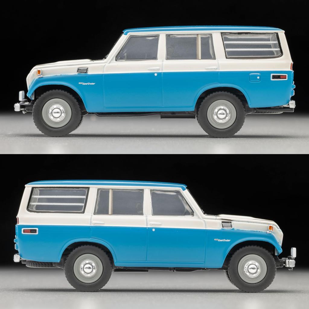 Tomytec Tomica Limited Vintage LV-104d Toyota Land Cruiser FJ56V WhiteBlue Finished Model 333265