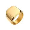 Anello di Coppia Stile Semplice Hip Hop Geometrico Lucido Decorazione Tutto Abbinabile Regalo Uomo Donna