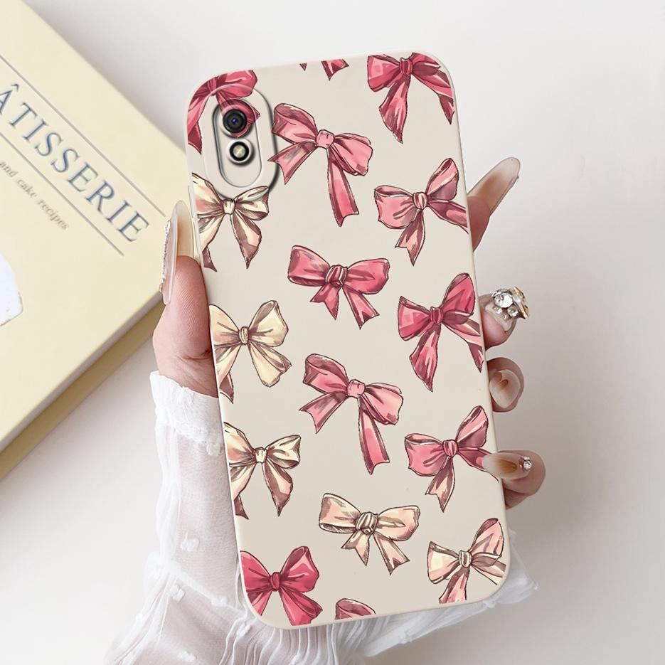 For Xiaomi Redmi 9A Case Luxury Flowers Candy Painted Cover 6.53'' Soft Silicone Phone Case For Redmi 9AT 9A Redmi9A Fundas Capa