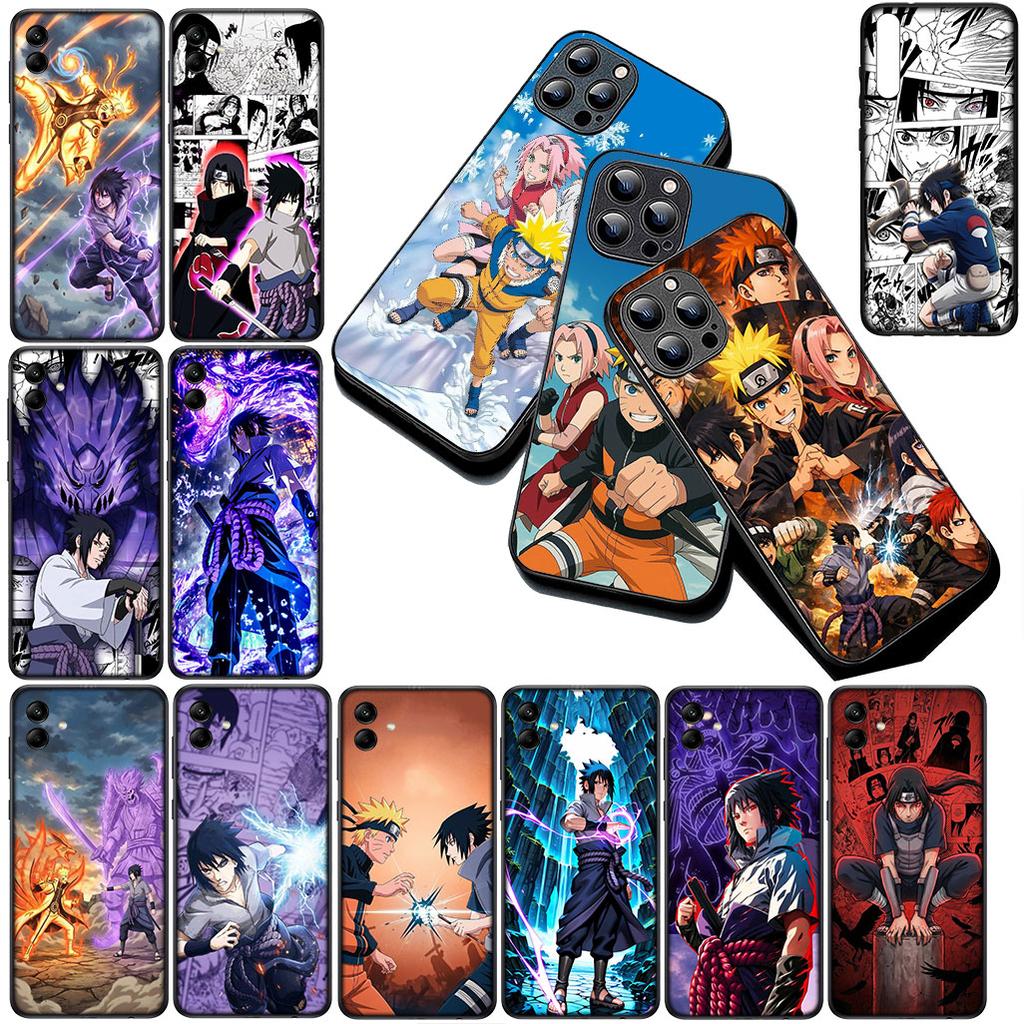 Comics Narutos Uchiha Sasuke Phone Cover for Samsung Galaxy S23 S22 S21 S20 FE Ultra Plus + S23FE A50 A51 A12 Protective Case