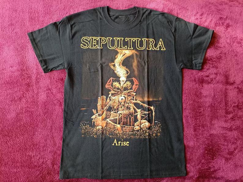

Sepultura Band Arise Album Music Unisex T-shirt All Size Unisex T-Shirt XL