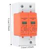 2P House Protector Protective Device 1000V DC DC Photovoltaic Protector  Whole House Protection