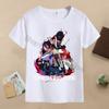 New Chainsaw Man Children T-shirts Anime Character Printed T-shirt Kids Casuals Sports Short Sleeves Tops Baby Boys Clothing