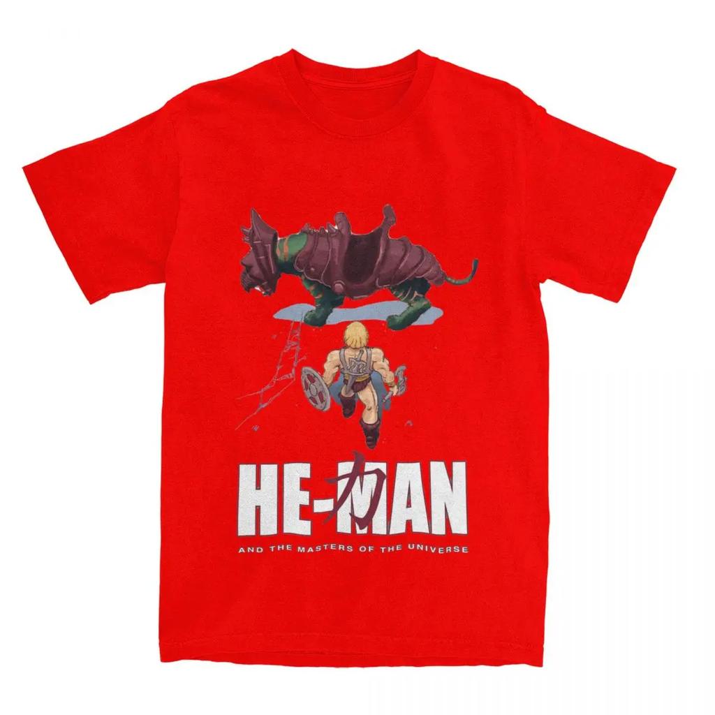 He-Man Władcy Wszechświata Koszulka Odzież Męska Damska Rekreacyjna Koszulka z Krótkim Rękawem Topy Pomysł na Prezent