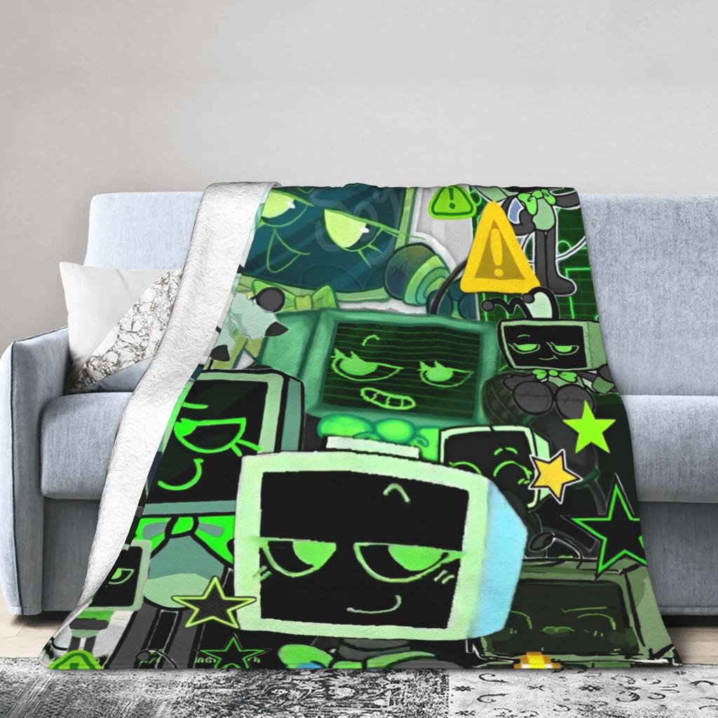 Dandys World Vee Shelly Goob Gigi Strickdecken Fleece Cartoon Superweiche Überwürfe für Bett, Couch und Tagesdecke