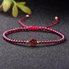 7A Natural Garnet Cinnabar Pi Xiu Women's Bracelet with Raw Ore Purple Gold Sand Elements