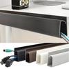 1 Stück selbstklebender Kabelorganizer für unter den Schreibtisch, PVC-Kabelkanal für Schreibtische, Kabelmanagement, Kabelführung, Kabelversteck für Homeoffice
