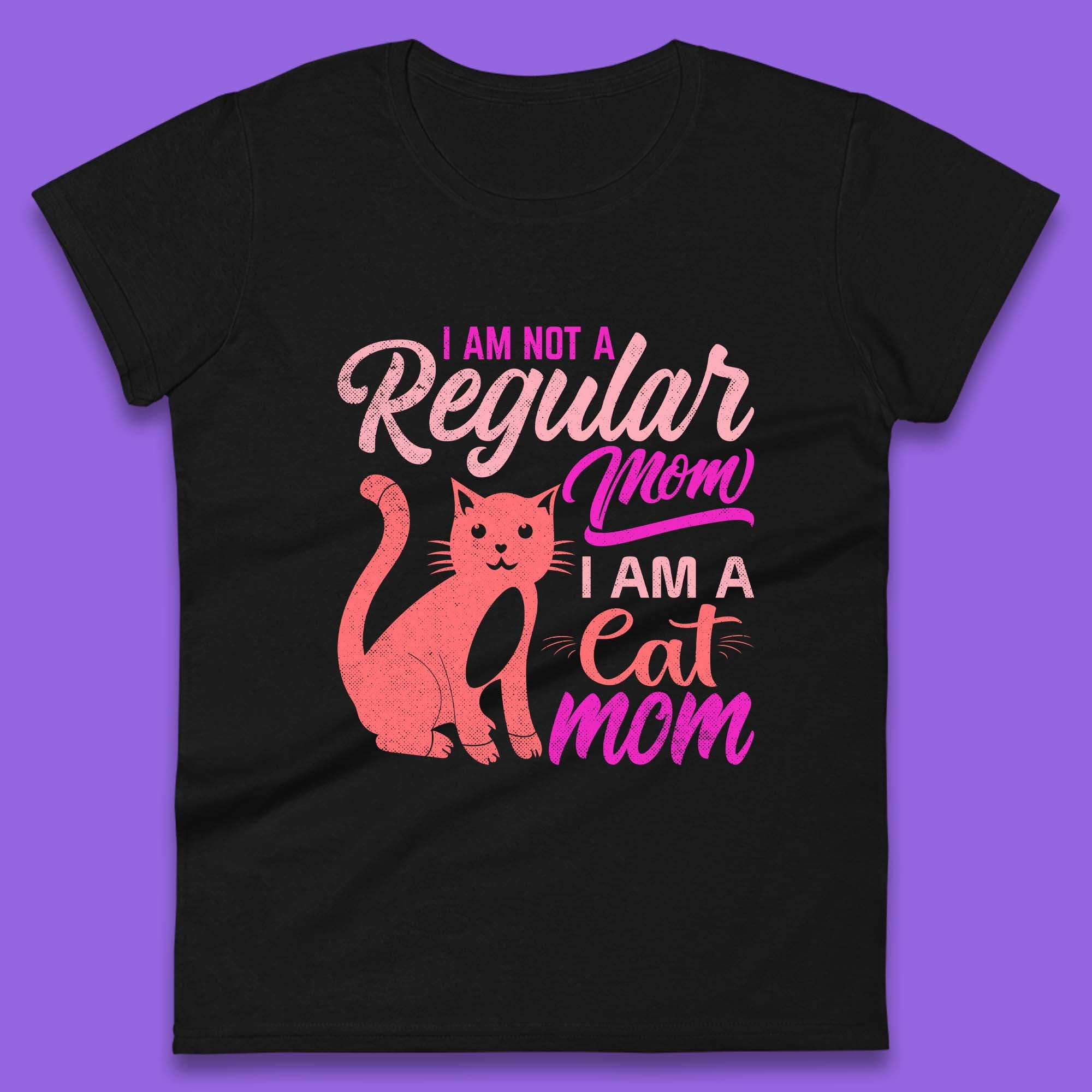 I Am A Cat Mom Womens T-Shirt Mens Tops Tees Unisex 3XL