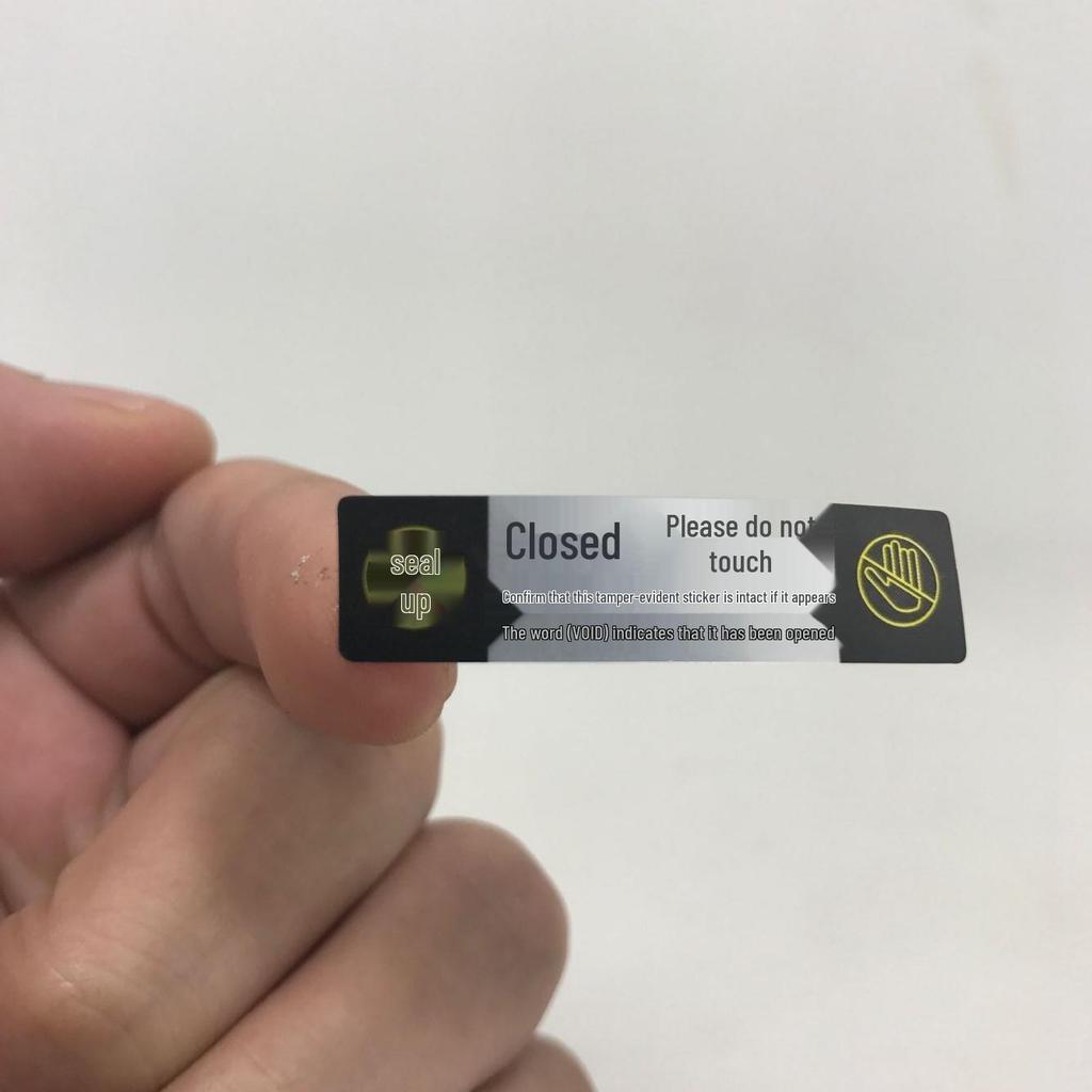Tear-off Non-refundable Anti-Tamper Void Label Sticker - Self-adhesive, Disposable Seal