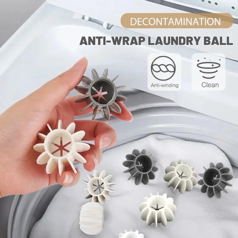Laundry Ball Reusable Silicone Clothes Hair Cleaning Tools Pet Hair Remover Washing Machine Cat Hair Catcher Laundry Ball