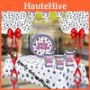 Puppy Paws Dog Party Supplies Tableware Plates Cups Tablecloth Banner Birthday