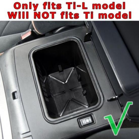 Armrest Storage Box for Nissan Patrol Y62 Ti-L 2010- Central Console Tray