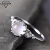 Women 'S 925 Sterling Silver Moonstone Ring White Opal Ring Engagement Band Silver Jewelry Ring Wholesale