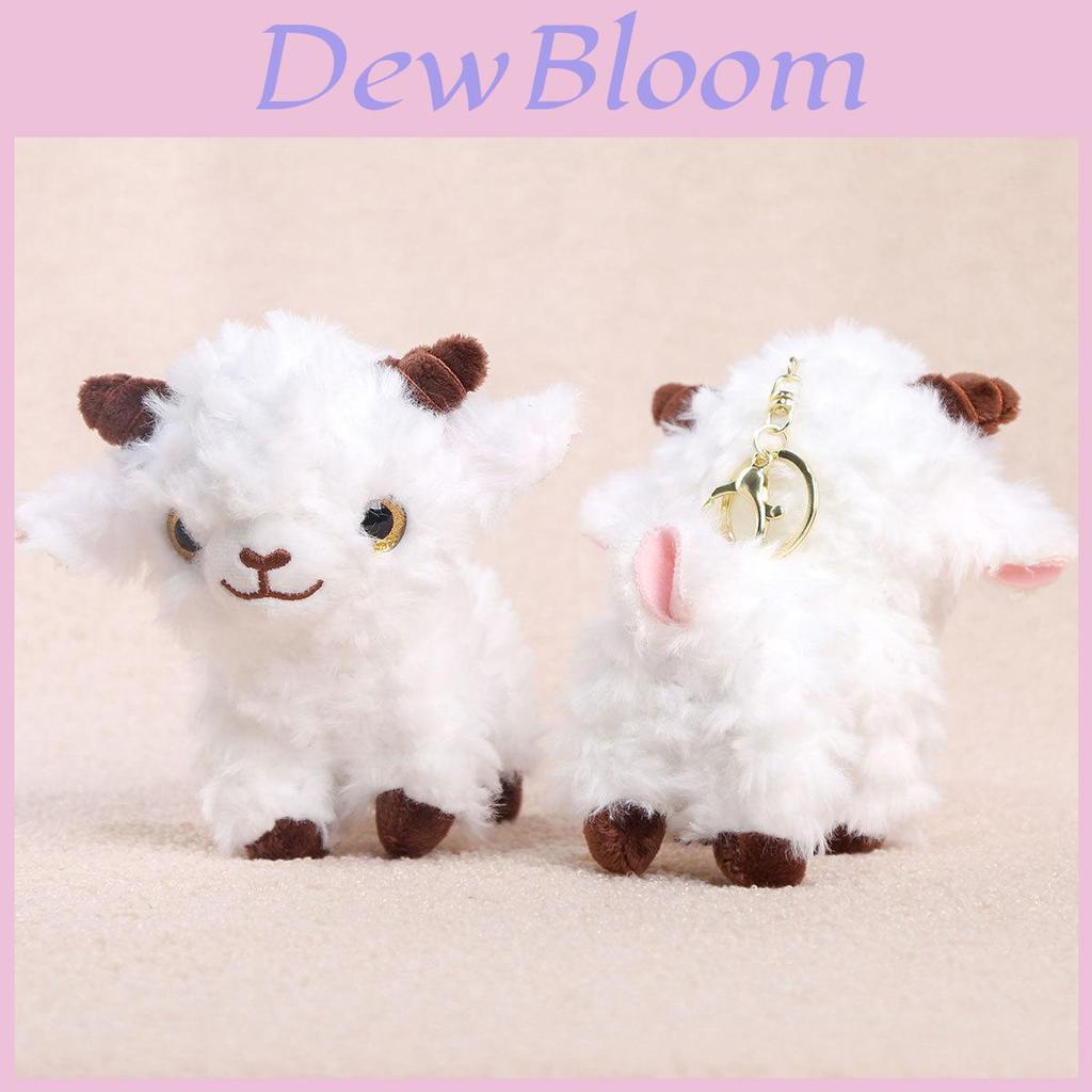 Cute Alpaca Plush Toy Keychain With Soft Short For Girls Bags And Accessories