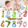 Ungiftiges Plüschtier Alphabet Lore Zahlenblöcke Dekoration Weihnachten Geschenk