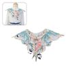 Embroidery Panda Neckwear Metal Buckled Decorative Beaded False Collar Shawl