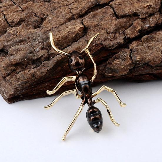 Fashion Unisex Ant Alloy Brooch Pin Badge Suit Lapel Jacket Clothes Accessory