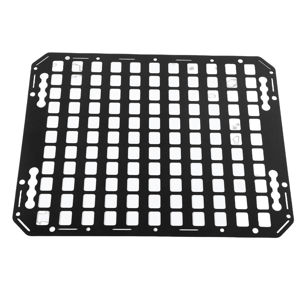 Truck Bed Molle Panel Aluminum 18.27x22.99x0.08in   Storage   Tools Rack for Sedans SUVs Pickups Trucks RVs Trailers