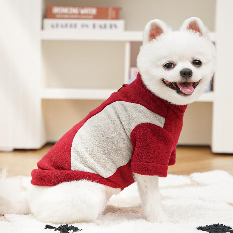 Fleece Lined Thermal Pet Clothing for Dogs and Cats Small Breeds Corgi Autumn Winter Cold Weather Warm Comfortable Active Wear