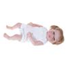 Realistic Doll Baby Full Body Boy Silicone Toy New Born 18'' Romper
