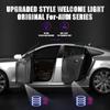 For  Audi 2pcs Car HD Projector Lamp LED Door Welcome Light Sline Quattro RS S4 S5 S6 S7 S8 A3 A4 A5 A6 A7 A8 Q7 RS5 RS6 RS7