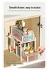 Étagère de Rangement pour Évier de Cuisine Extractible - Conception à Plusieurs Niveaux