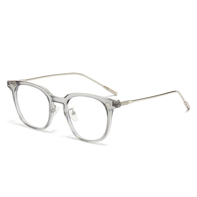 Anti Blue Light Glasses Korean Anti Radiation Eyeglasses Round Metal Frame