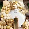 White Gold Balloon Garland Arch Kit Wedding Birthday Party Decorations Kids Birthday Balloon Latex Ballon Baby Shower Decoration