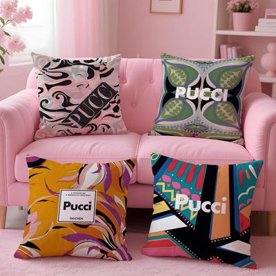 Brand E-Emilio Pucci Srls Cushion Cover Comfortable Reversible Pillow Cover Ideal For Car Sofa Bedroom & Beyond
