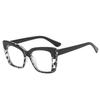 Classic Square Anti Blue Light Glasses Reading Books Glasses Splicing Presbyopia Prescription Glasses Computer Eyeglasses