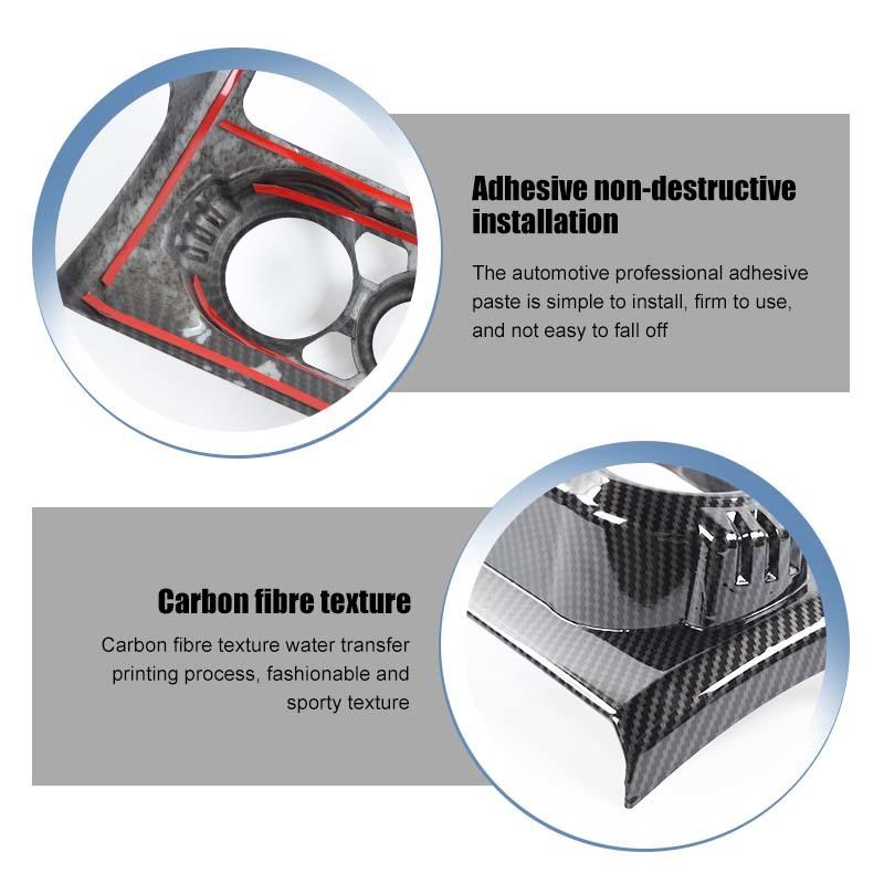  ABS Car Gear Shift Decoration Air Conditioning Control Panel Window Lifting Switch Stickers for Suzuki Jimny 2019 Up Interior Accessories