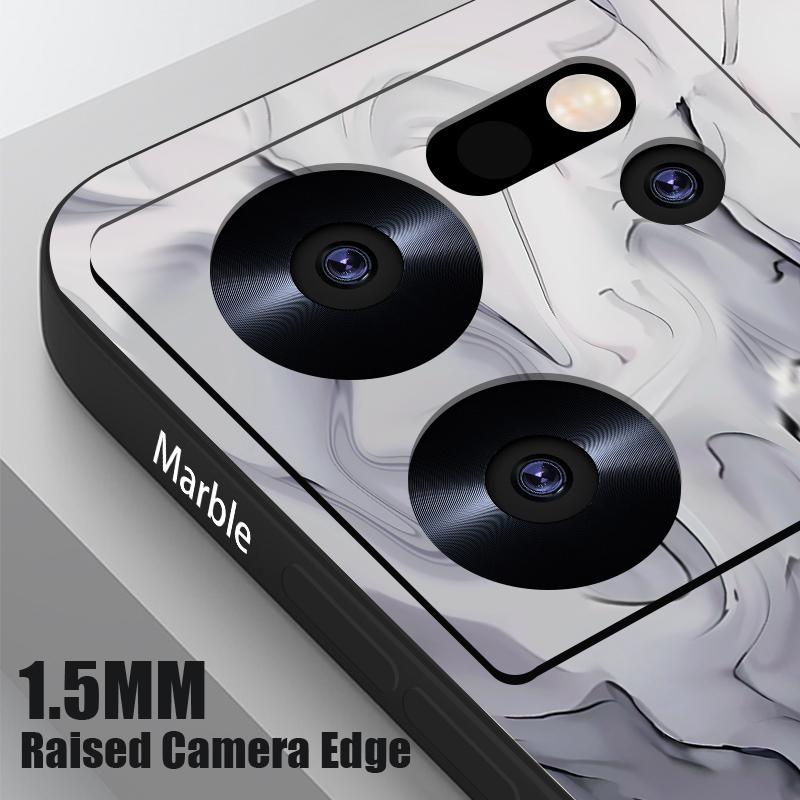 Luxury Marble Pattern Phone Case for Xiaomi 13T 11T Poco F6 X6 X5 Pro Redmi Note 14 13 12 11 Pro K40 K70E Lanyard Shockproof Soft TPU Cover