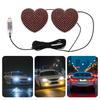 Auto Heckscheibenlicht Liebesherzform Autodekoration Auto Innenraum Atmosphärenlichter Für SUV Wohnmobil Limousine LKW Minivan Van