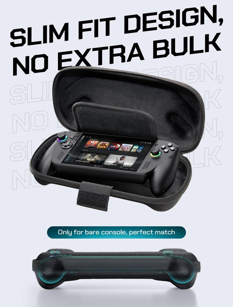 JSAUX ROG Xbox Ally X Hard 2025 Slim Carrying Case for ROG Xbox Ally Full Slim Portable BG0135 Case, Joysticks, Protection, Design, Shockproof, -