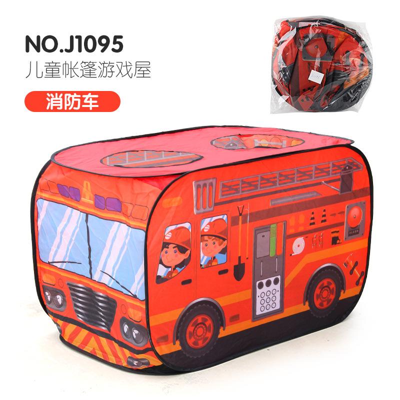 

Children S Tent Game House Police Car Fire Truck Theme Indoor Climbing Foldable Outdoor Beach Tent