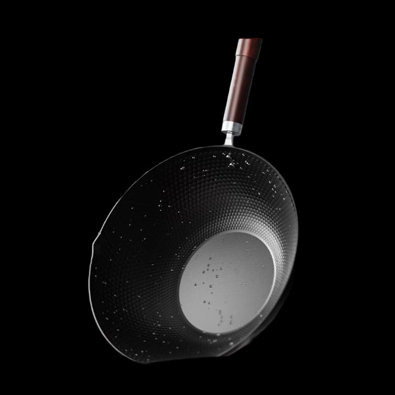 Triangle Dragon Induction-Ready Non-stick Aluminum Alloy Stir-fry Wok