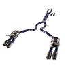Titanium Remote Control Muffler Exhaust for Porsche Panamera 971/2.9T
