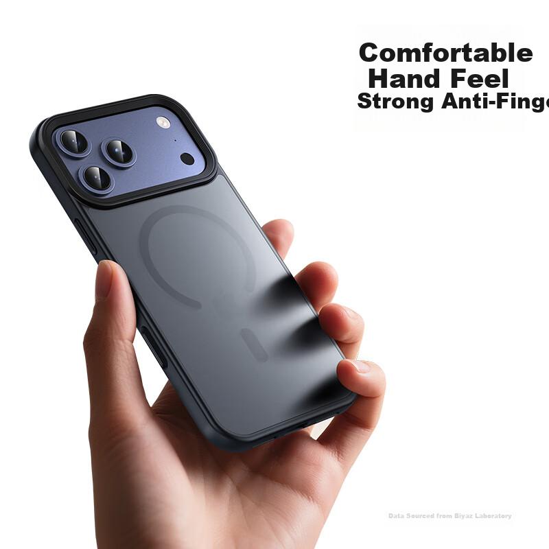 BIAZE Built-in AI Camera ButtonCompatible with Apple 17 Pro Max Phone Case iPhone 17 Pro Max MagSafe Wireless Charging Magnetic Adsorption Case