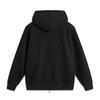 LI-NING AWDUA11-6 Unisex Sport Fashion Series Loose Fit Fleece Lined Full Zip Letter Logo Hooded Sweatshirt