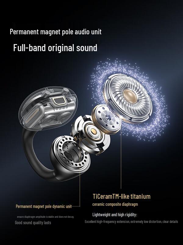 Nanka Clip Super Open-Ear Air Conduction Sports Bluetooth Headphones